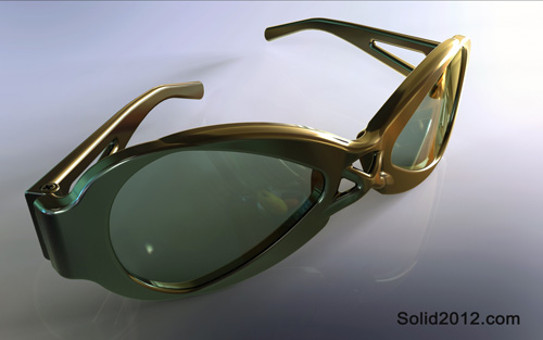 آموزش سالیدورک پیشرفته طراحی مدل عینک اسپرت